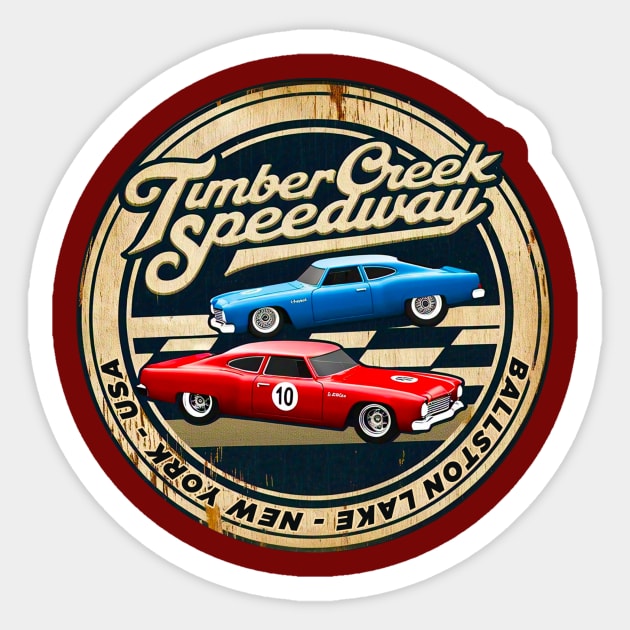 Timber Creek Speedway Sticker by Cre8tiveSpirit